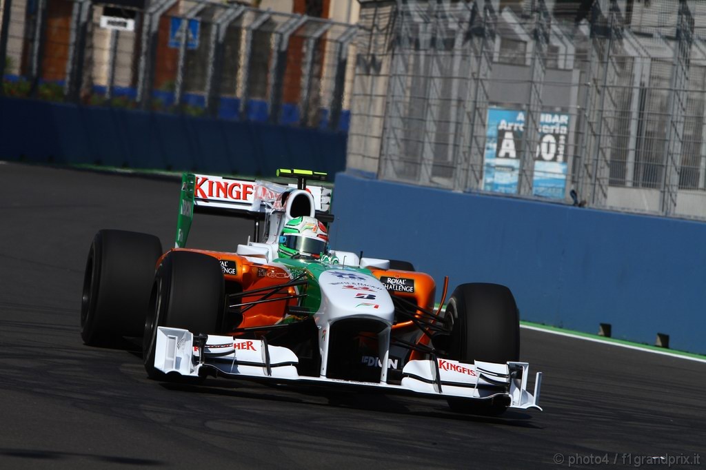 GP Europa, Prove Libere 1, Venerdi', Vitantonio Liuzzi (ITA), Force India F1 Team, VJM03 