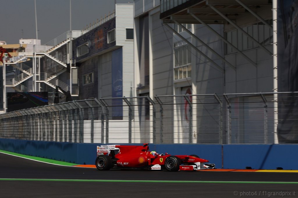 GP Europa, Prove Libere 1, Venerdi', Felipe Massa (BRA), Ferrari, F10 