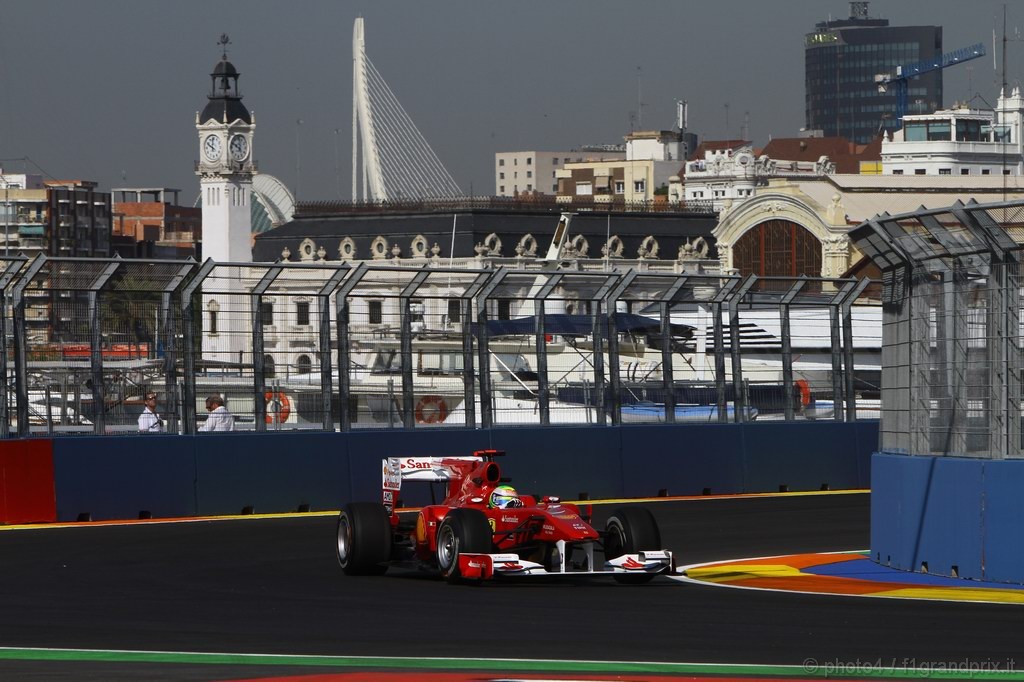 GP Europa, Prove Libere 1, Venerdi', Felipe Massa (BRA), Ferrari, F10 