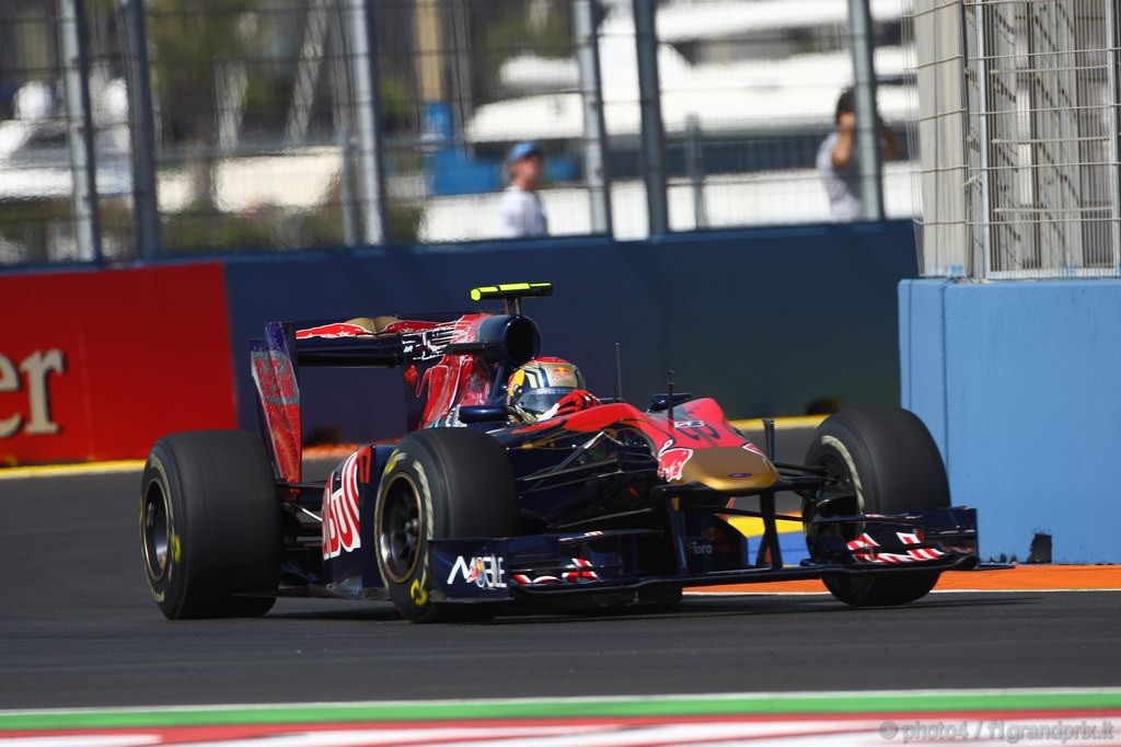 GP Europa, Prove Libere 1, Venerdi', Jaime Alguersuari (SPA), Scuderia Toro Rosso, STR5 