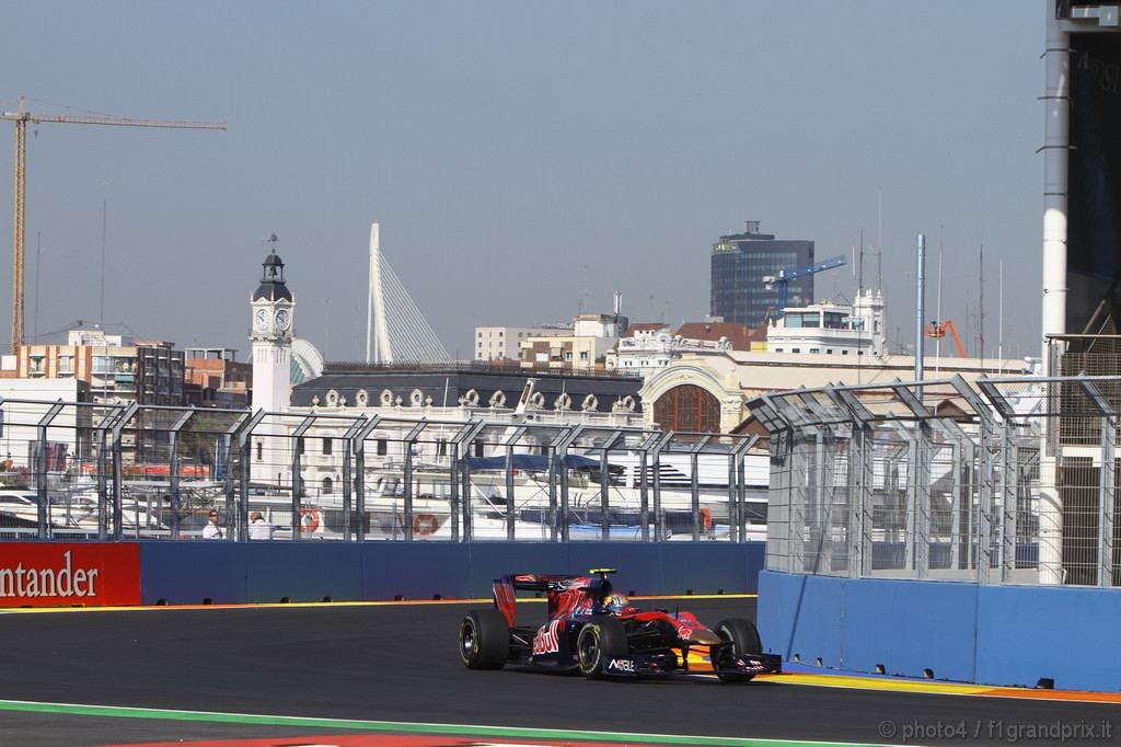GP Europa, Prove Libere 1, Venerdi', Jaime Alguersuari (SPA), Scuderia Toro Rosso, STR5 