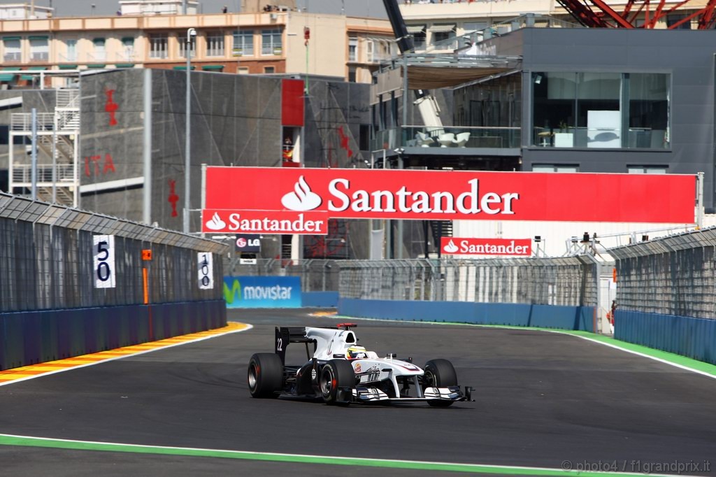 GP Europa, Prove Libere 1, Venerdi', Pedro de la Rosa (ESP), BMW Sauber F1 Team, C29 