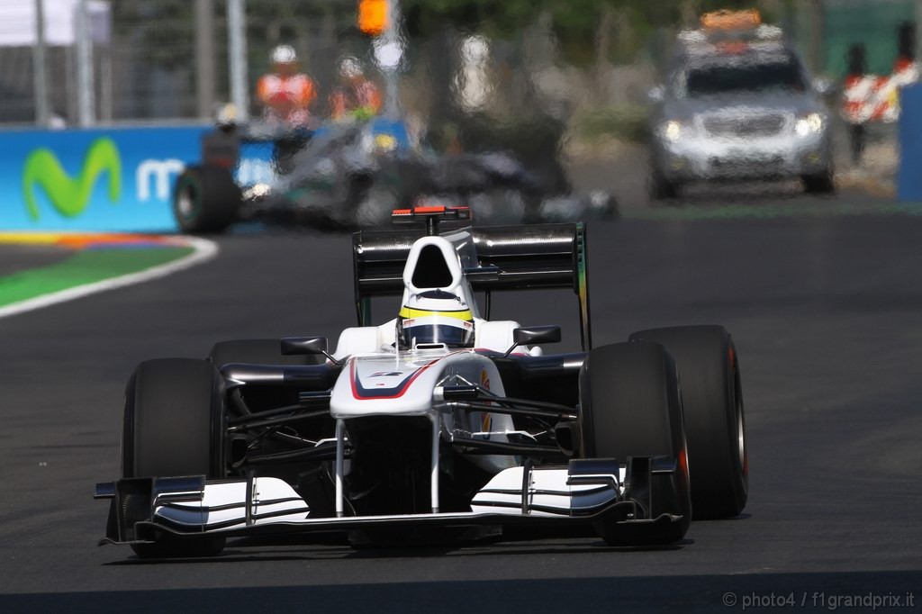 GP Europa, Prove Libere 1, Venerdi', Pedro de la Rosa (ESP), BMW Sauber F1 Team, C29 