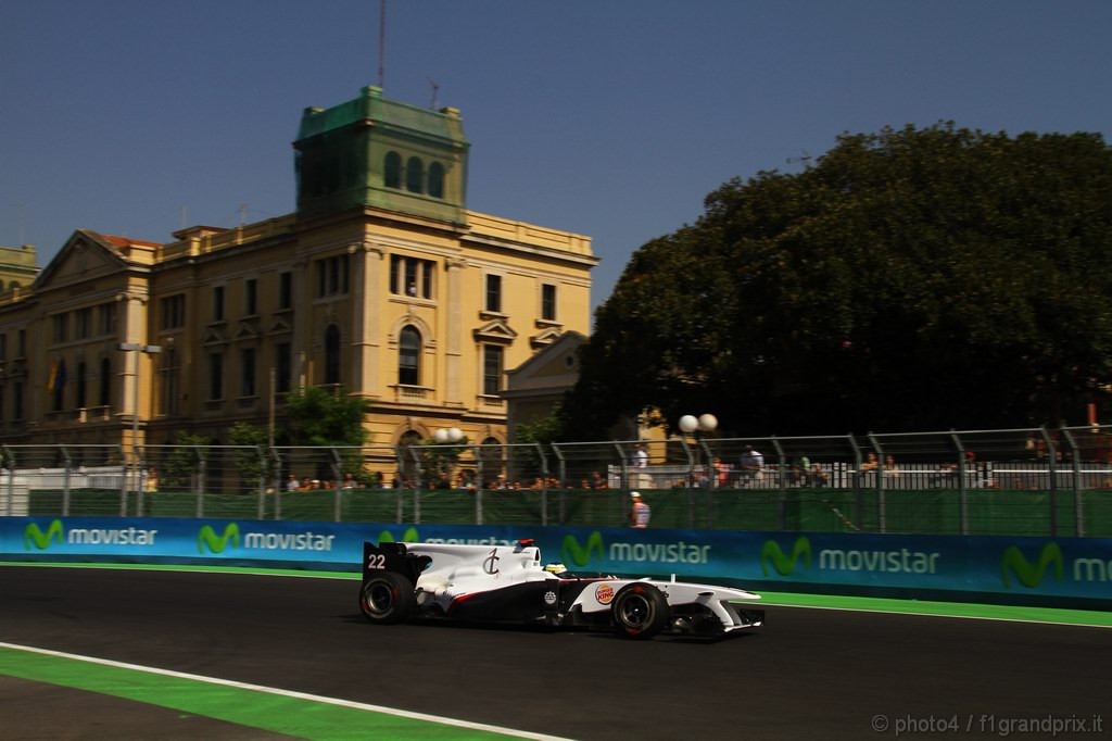 GP Europa, Prove Libere 1, Venerdi', Pedro de la Rosa (ESP), BMW Sauber F1 Team, C29 