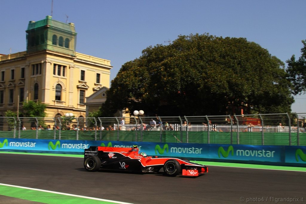 GP Europa, Prove Libere 1, Venerdi', Lucas Di Grassi (BRA), Virgin Racing, VR-01 