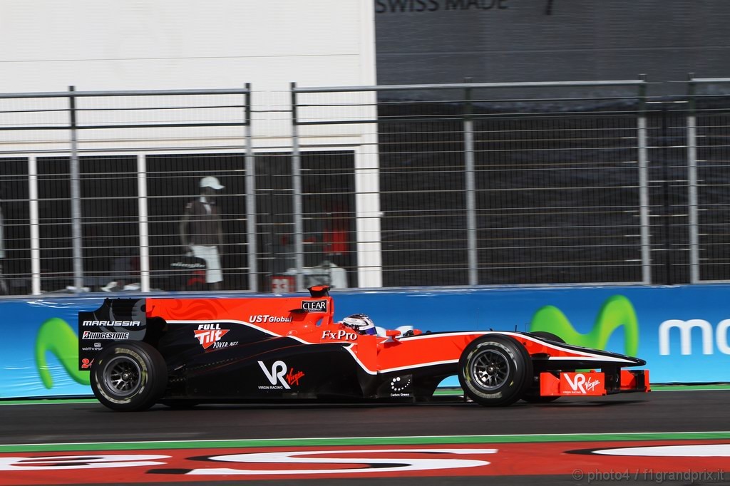 GP Europa, Prove Libere 1, Venerdi', Timo Glock (GER), Virgin Racing, VR-01  