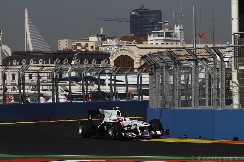 GP Europa, Prove Libere 1, Venerdi', Kamui Kobayashi (JAP), BMW Sauber F1 Team, C29 