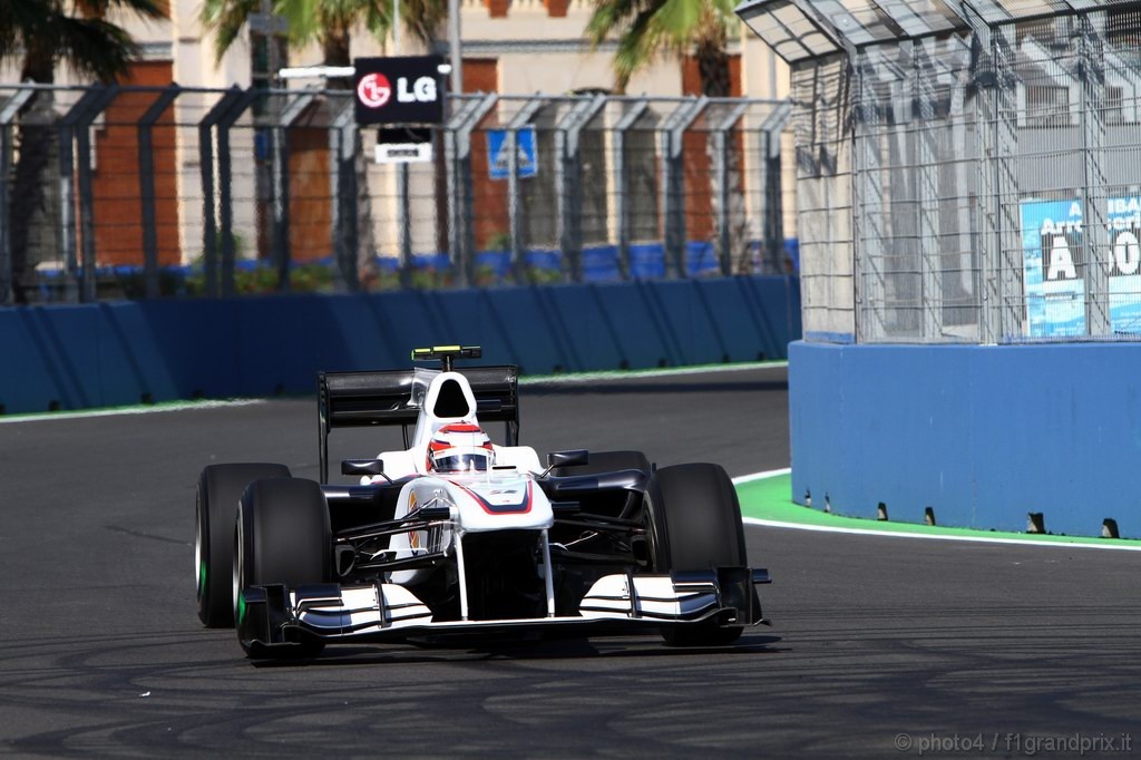 GP Europa, Prove Libere 1, Venerdi', Kamui Kobayashi (JAP), BMW Sauber F1 Team, C29 