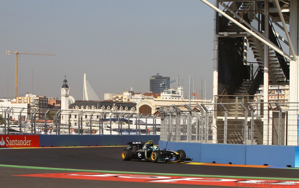 GP Europa, Prove Libere 1, Venerdi', Heikki Kovalainen (FIN), Lotus Racing, T127 