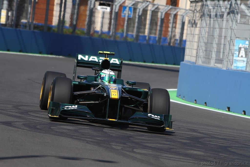 GP Europa, Prove Libere 1, Venerdi', Heikki Kovalainen (FIN), Lotus Racing, T127 