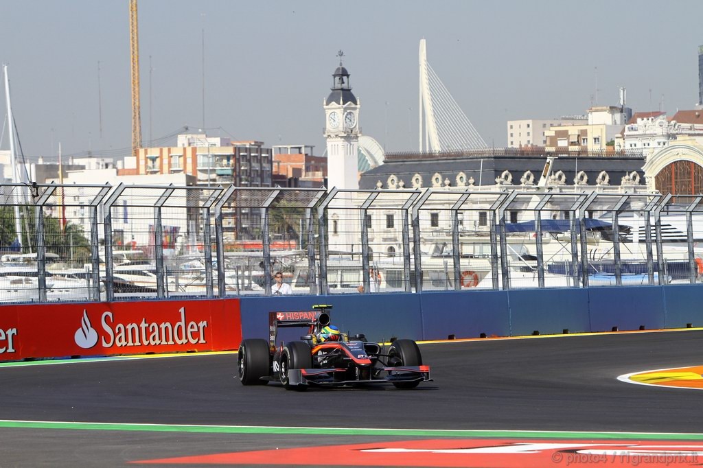 GP Europa, Prove Libere 1, Venerdi', Bruno Senna (BRA), Hispania Racing F1 Team (HRT), F110 