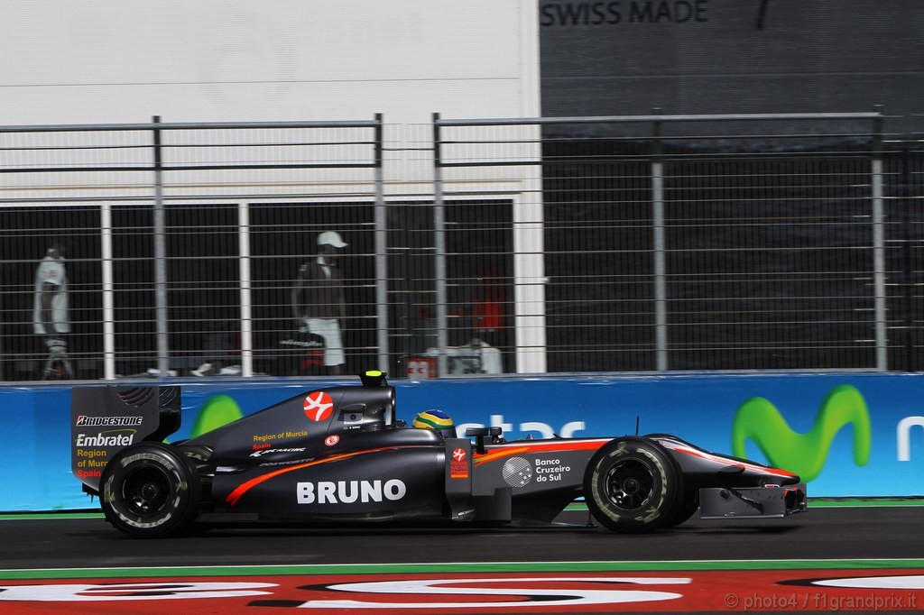 GP Europa, Prove Libere 1, Venerdi', Bruno Senna (BRA), Hispania Racing F1 Team (HRT), F110 