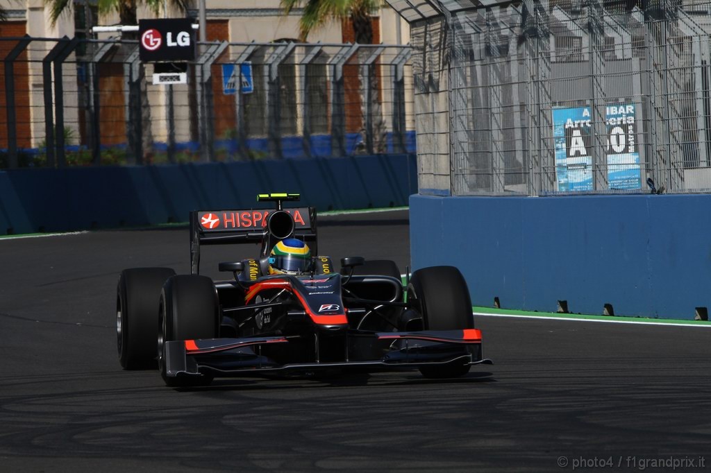 GP Europa, Prove Libere 1, Venerdi', Bruno Senna (BRA), Hispania Racing F1 Team (HRT), F110 