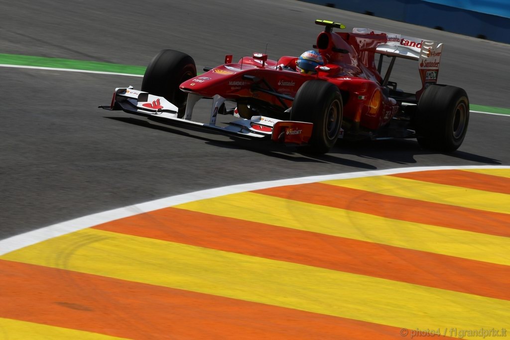 GP Europa, Prove Libere 1, Venerdi', Fernando Alonso (ESP), Ferrari, F10 
