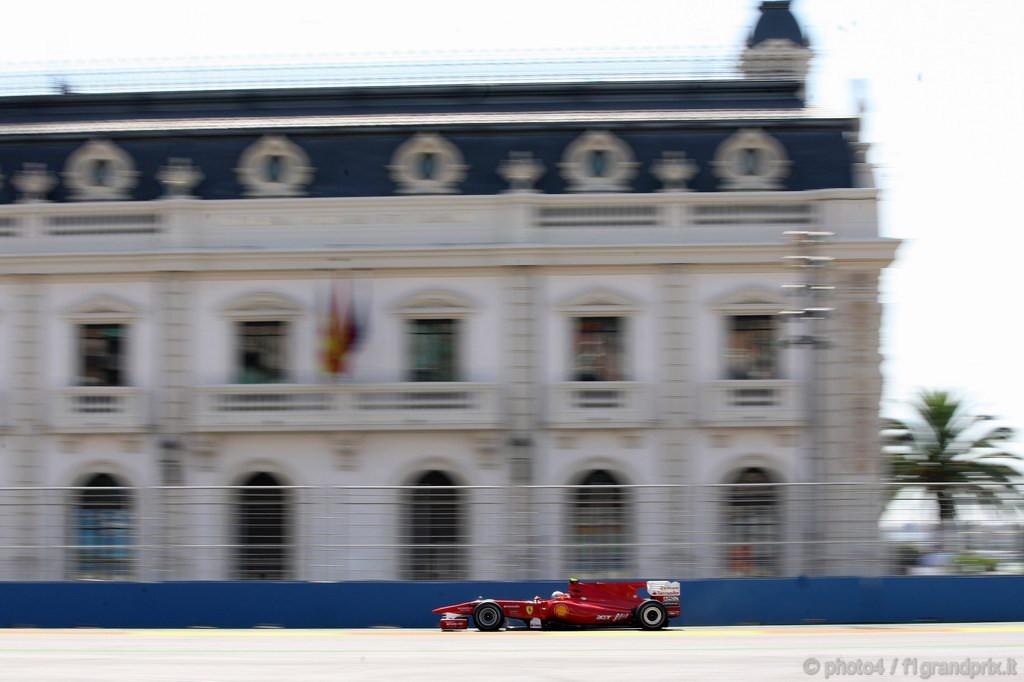 GP Europa, Prove Libere 1, Venerdi', Fernando Alonso (ESP), Ferrari, F10 