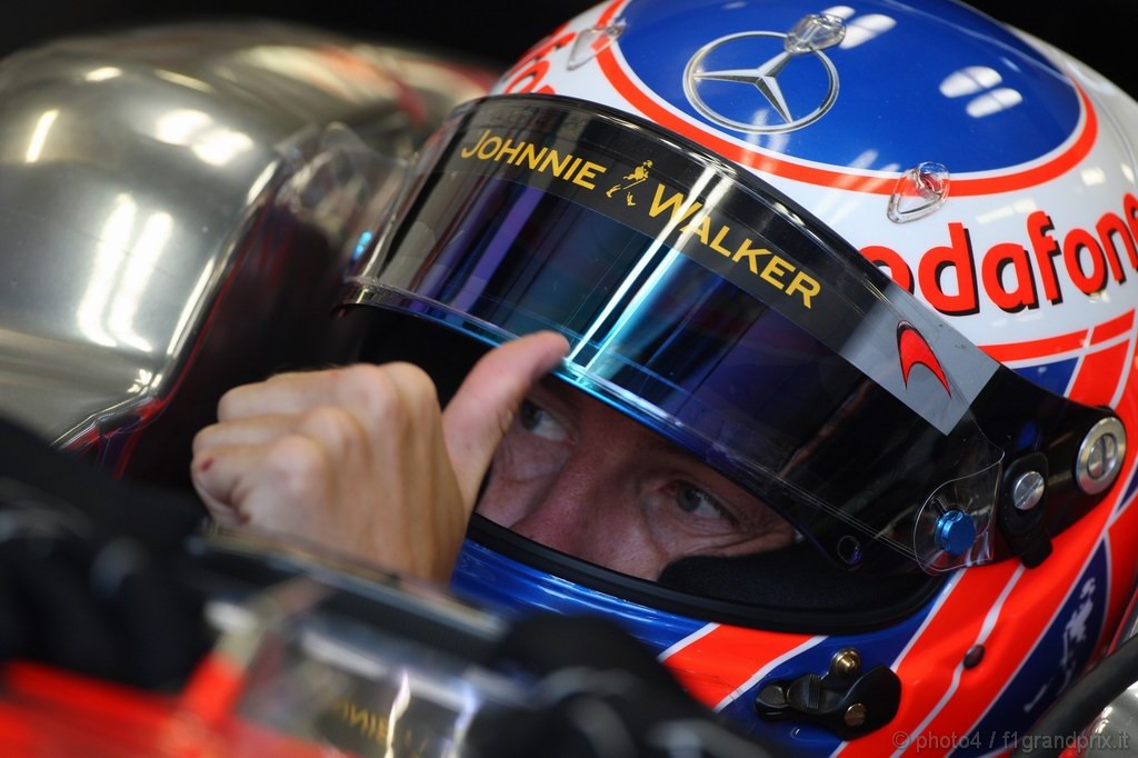 GP Europa, Prove Libere 1, Venerdi', Jenson Button (GBR), McLaren  Mercedes, MP4-25 