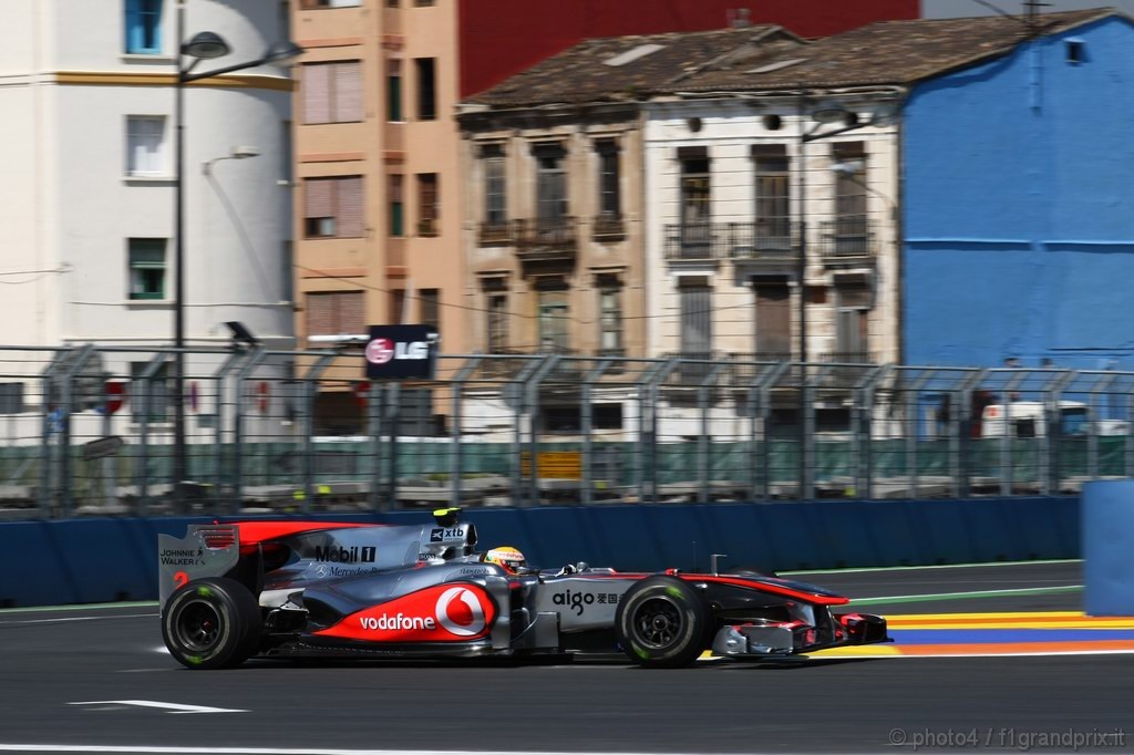 GP Europa, Prove Libere 1, Venerdi', Lewis Hamilton (GBR), McLaren  Mercedes, MP4-25 