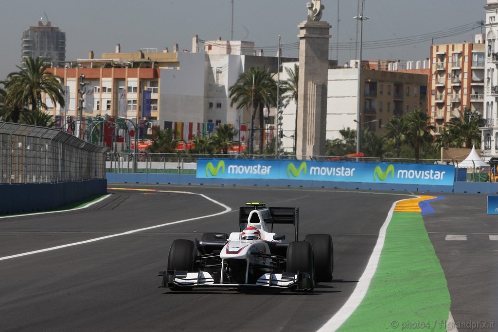 GP Europa, Prove Libere 1, Venerdi', Kamui Kobayashi (JAP), BMW Sauber F1 Team, C29 