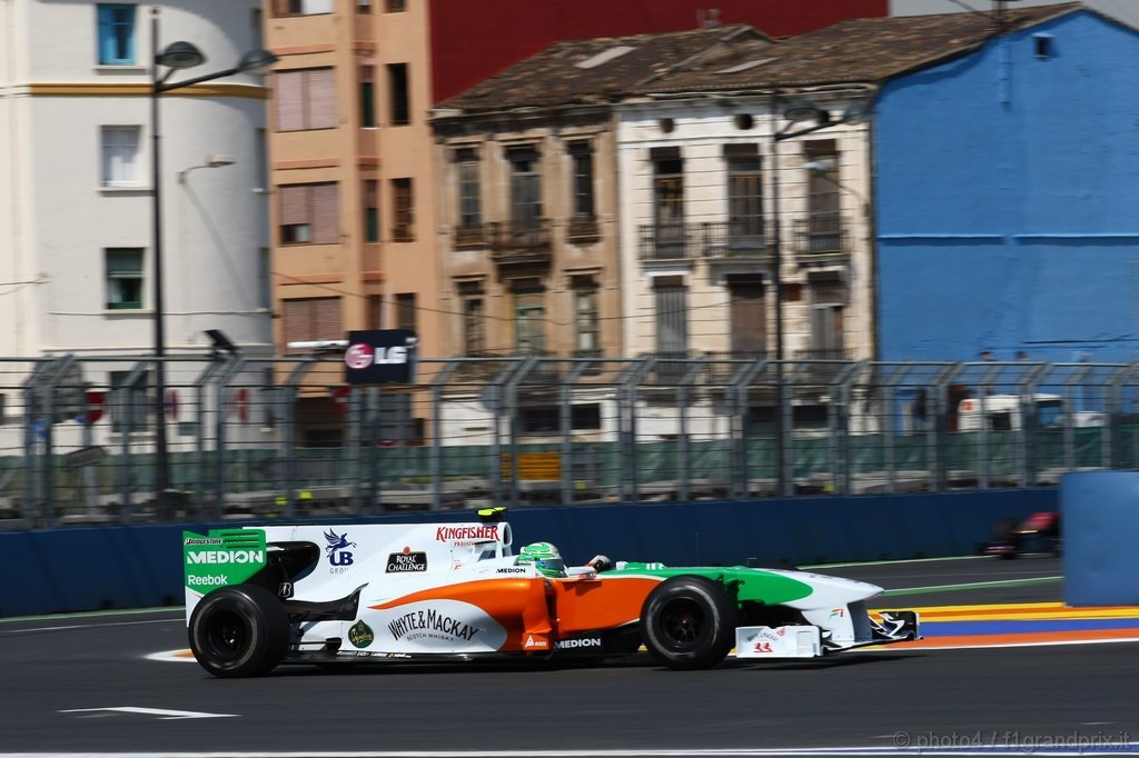 GP Europa, Prove Libere 1, Venerdi', Vitantonio Liuzzi (ITA), Force India F1 Team, VJM03 