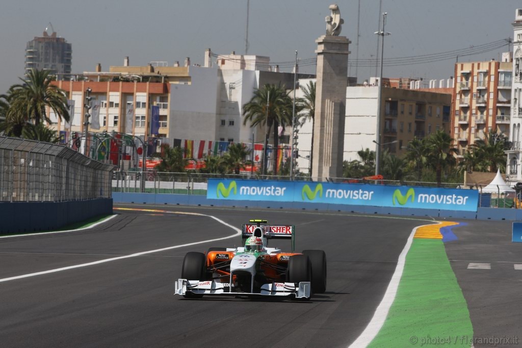 GP Europa, Prove Libere 1, Venerdi', Vitantonio Liuzzi (ITA), Force India F1 Team, VJM03 