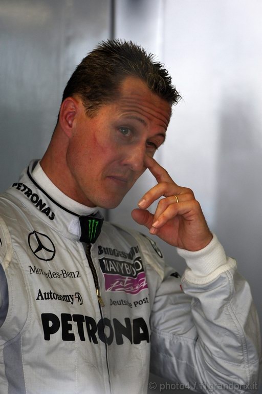 GP Europa, Prove Libere 1, Venerdi', Michael Schumacher (GER), Mercedes GP  F1 Team, MGP W01 
