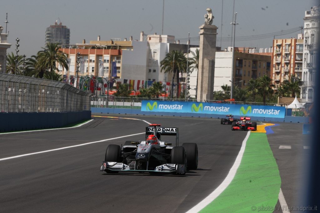 GP Europa, Prove Libere 1, Venerdi', Michael Schumacher (GER), Mercedes GP  F1 Team, MGP W01 