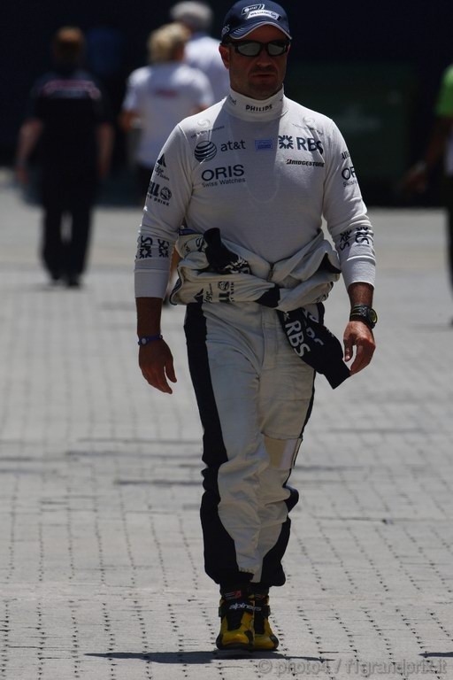 GP Europa, Venerdi', Rubens Barrichello (BRA), Williams, FW32 