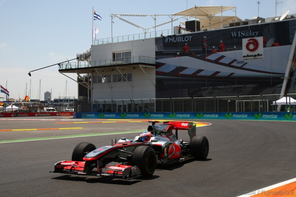 GP Europa, Prove Libere 2, Venerdi', Jenson Button (GBR), McLaren  Mercedes, MP4-25 