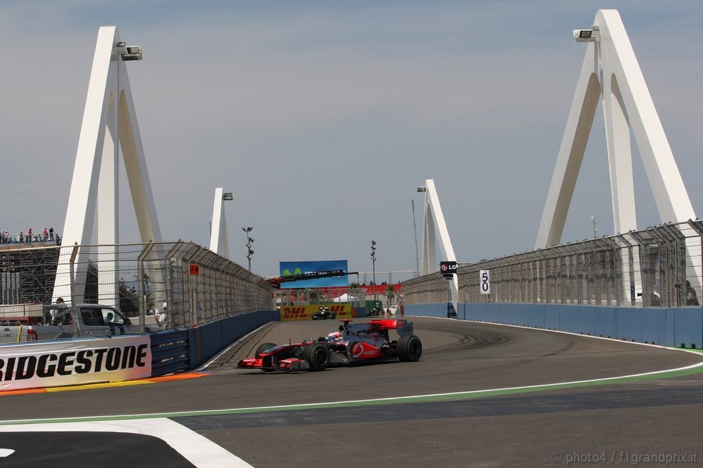 GP Europa, Prove Libere 2, Venerdi', Jenson Button (GBR), McLaren  Mercedes, MP4-25 