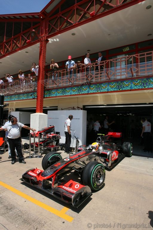 GP Europa, Prove Libere 2, Venerdi', Lewis Hamilton (GBR), McLaren  Mercedes, MP4-25 