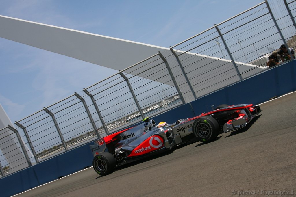 GP Europa, Prove Libere 2, Venerdi', Lewis Hamilton (GBR), McLaren  Mercedes, MP4-25 