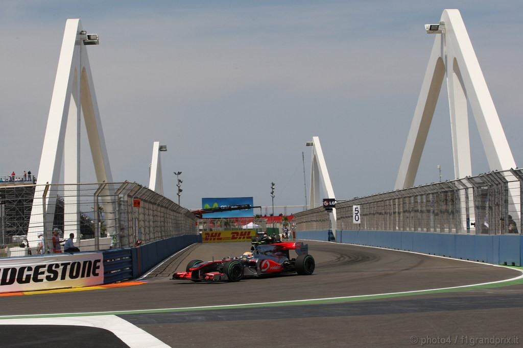 GP Europa, Prove Libere 2, Venerdi', Lewis Hamilton (GBR), McLaren  Mercedes, MP4-25 
