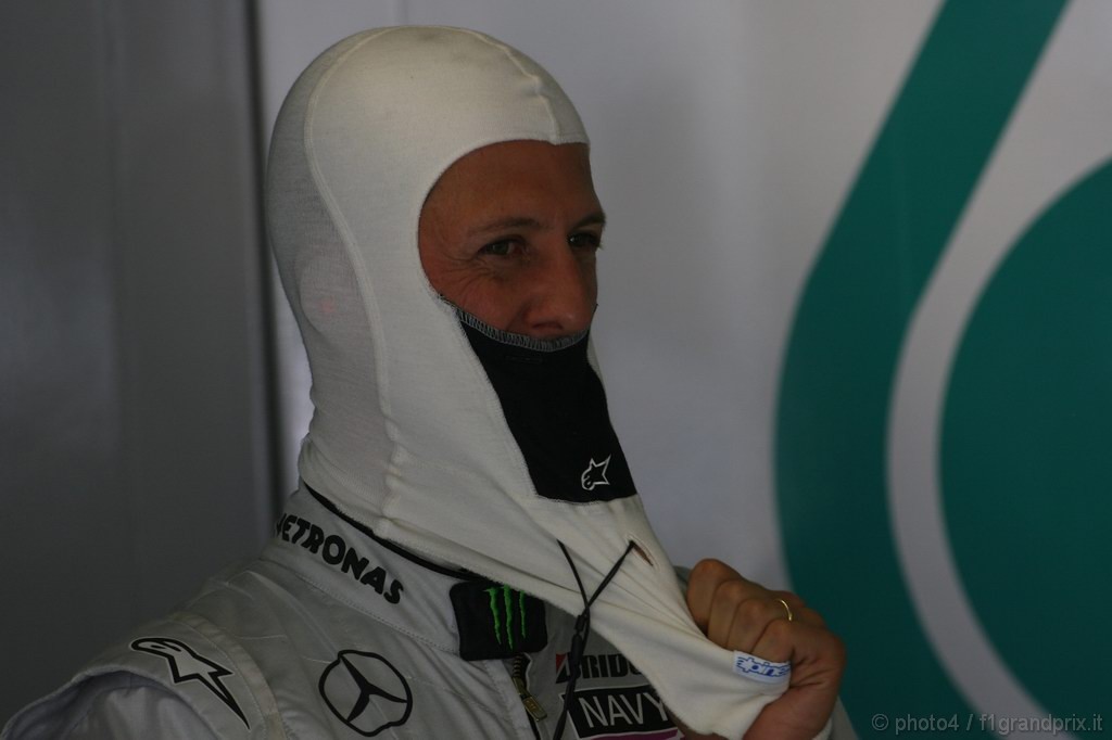 GP Europa, Prove Libere 2, Venerdi', Michael Schumacher (GER), Mercedes GP  F1 Team, MGP W01 