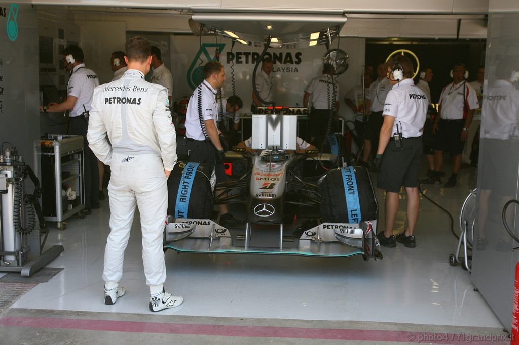 GP Europa, Prove Libere 2, Venerdi', Michael Schumacher (GER), Mercedes GP  F1 Team, MGP W01 
