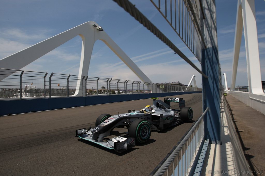 GP Europa, Prove Libere 2, Venerdi', Nico Rosberg (GER), Mercedes GP F1 Team, MGP W01 