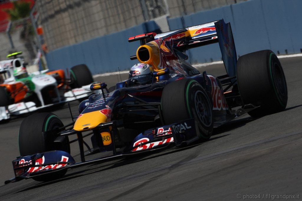 GP Europa, Prove Libere 2, Venerdi', Sebastian Vettel (GER), Red Bull Racing, RB6 