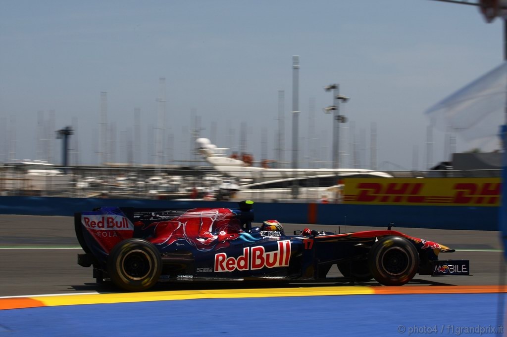 GP Europa, Prove Libere 2, Venerdi', Jaime Alguersuari (SPA), Scuderia Toro Rosso, STR5 
