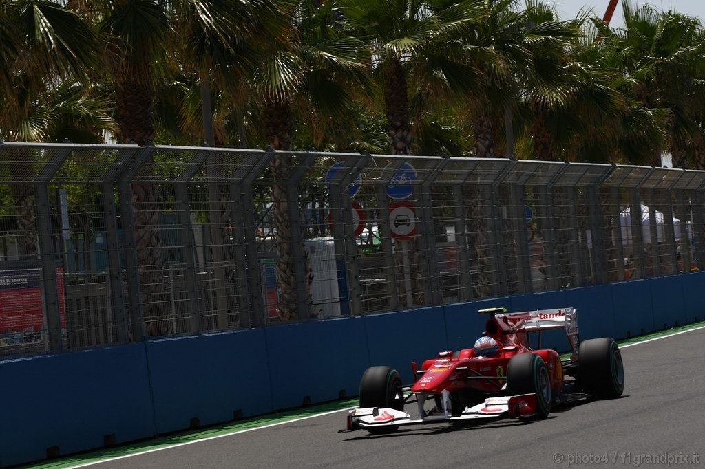 GP Europa, Prove Libere 2, Venerdi', Fernando Alonso (ESP), Ferrari, F10 