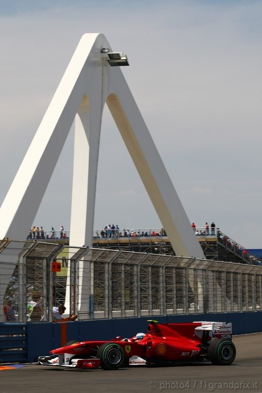 GP Europa, Prove Libere 2, Venerdi', Fernando Alonso (ESP), Ferrari, F10 