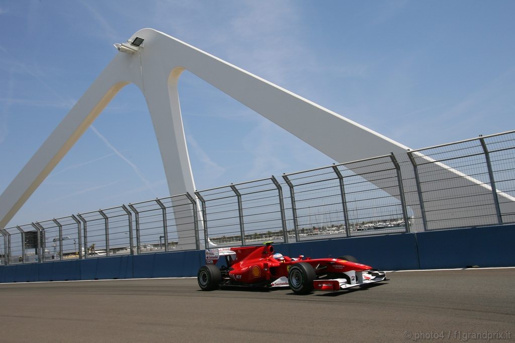 GP Europa, Prove Libere 2, Venerdi', Fernando Alonso (ESP), Ferrari, F10 