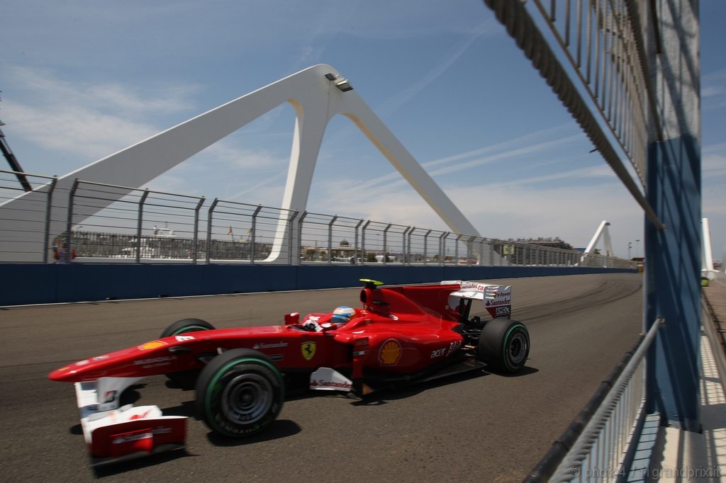 GP Europa, Prove Libere 2, Venerdi', Fernando Alonso (ESP), Ferrari, F10 