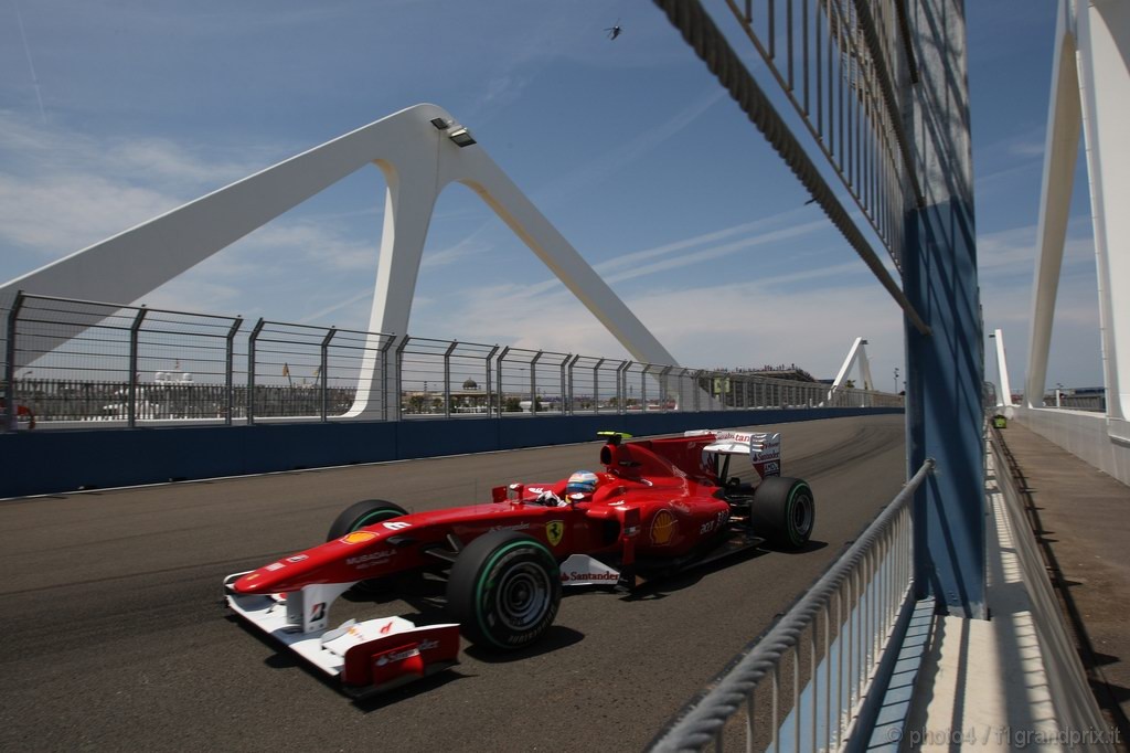 GP Europa, Prove Libere 2, Venerdi', Fernando Alonso (ESP), Ferrari, F10 
