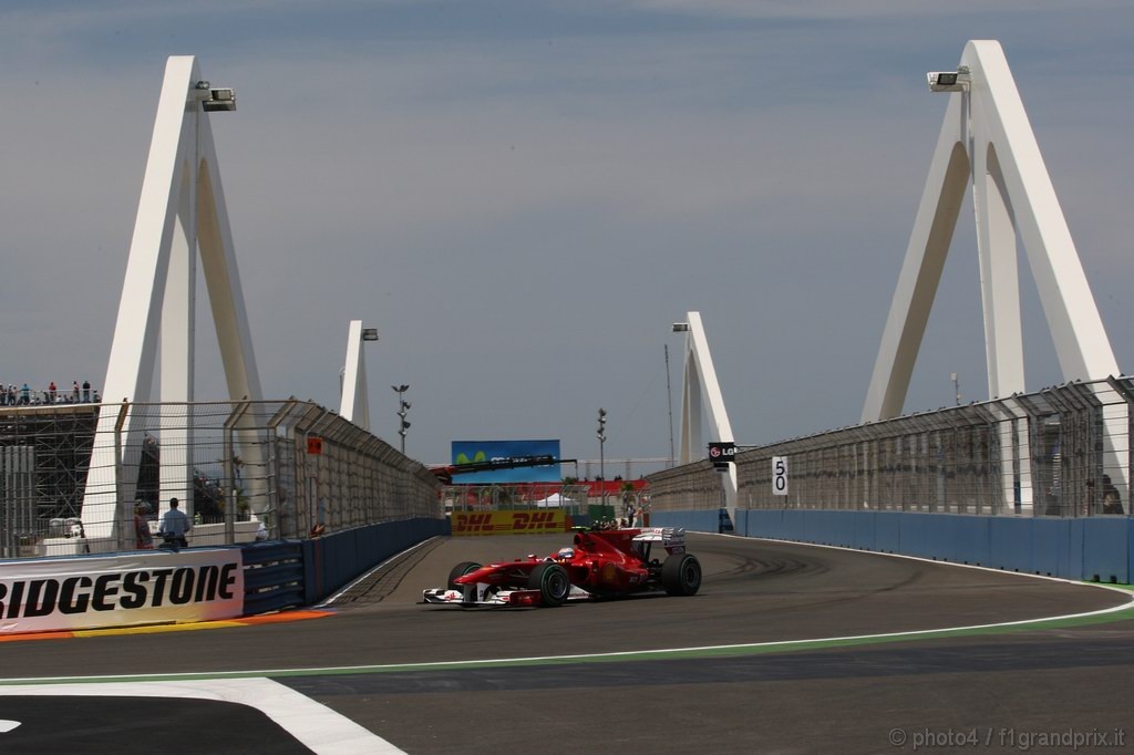 GP Europa, Prove Libere 2, Venerdi', Fernando Alonso (ESP), Ferrari, F10 