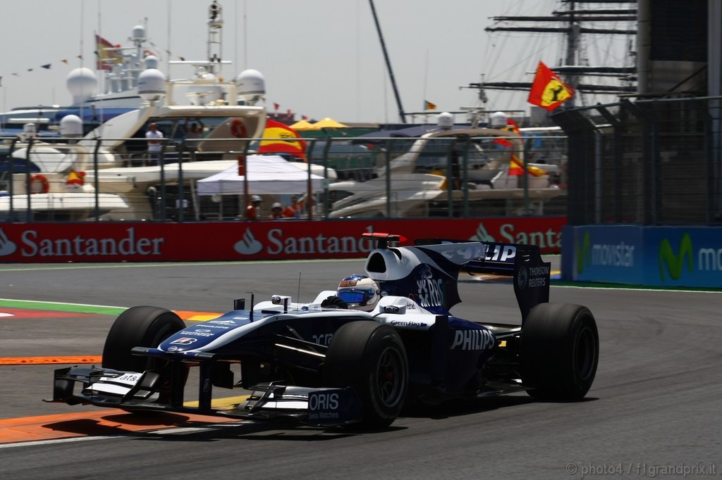 GP Europa, Prove Libere 2, Venerdi', Rubens Barrichello (BRA), Williams, FW32 