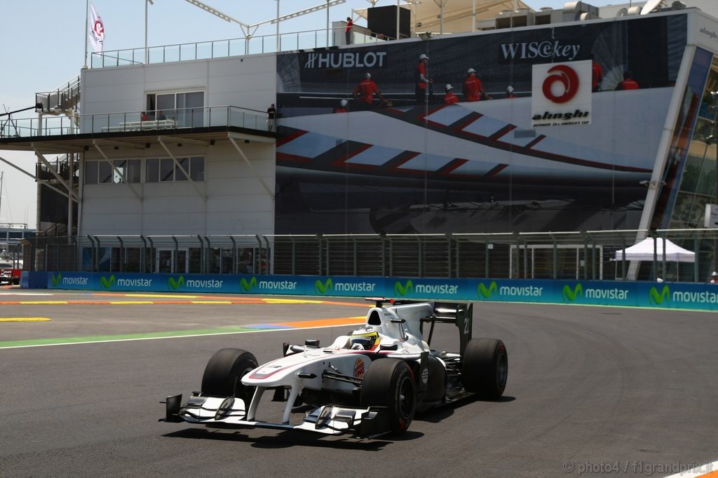 GP Europa, Prove Libere 2, Venerdi', Pedro de la Rosa (ESP), BMW Sauber F1 Team, C29 