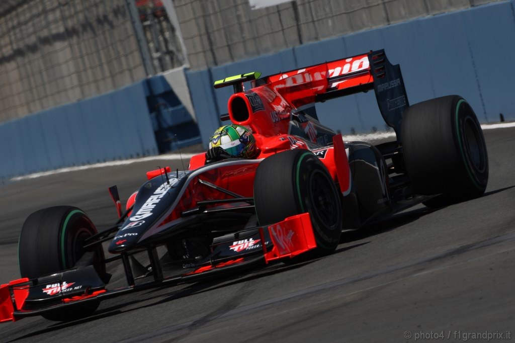 GP Europa, Prove Libere 2, Venerdi', Lucas Di Grassi (BRA), Virgin Racing, VR-01 