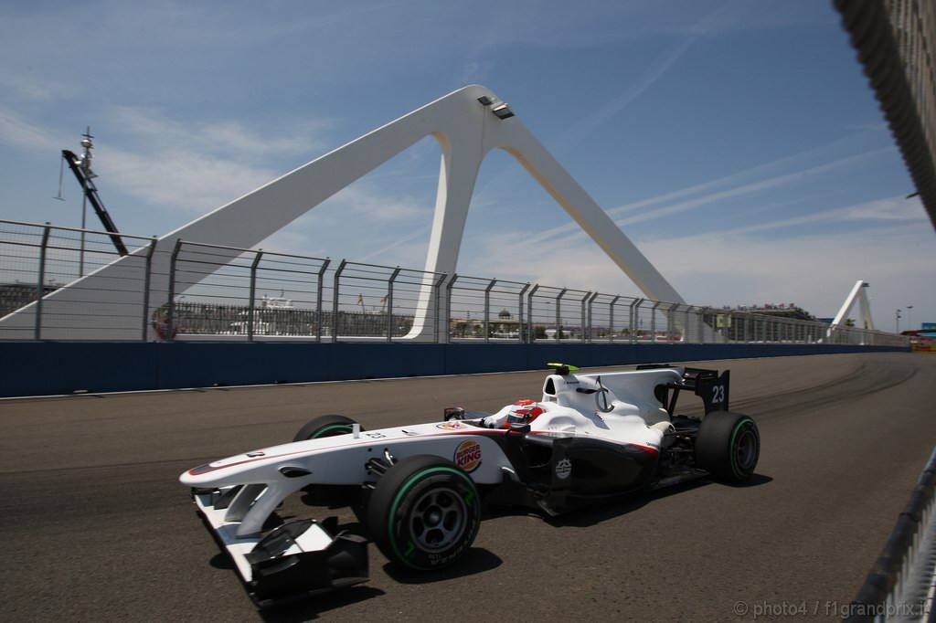 GP Europa, Prove Libere 2, Venerdi', Kamui Kobayashi (JAP), BMW Sauber F1 Team, C29 