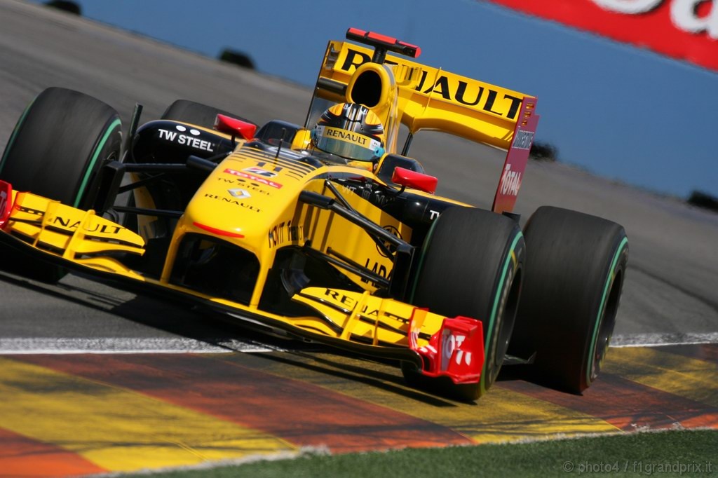 GP Europa, Prove Libere 2, Venerdi', Robert Kubica (POL), Renault F1 Team, R30 