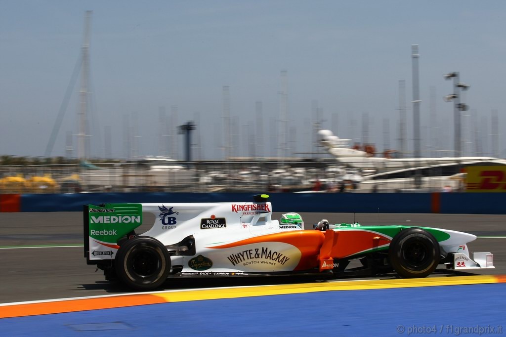GP Europa, Prove Libere 2, Venerdi', Vitantonio Liuzzi (ITA), Force India F1 Team, VJM03 