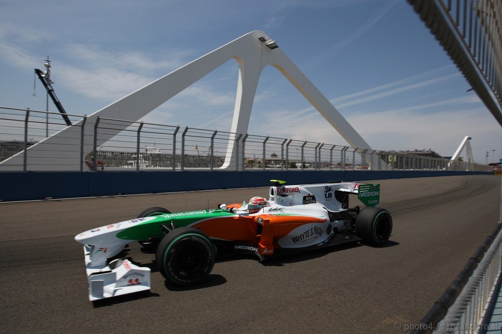 GP Europa, Prove Libere 2, Venerdi', Vitantonio Liuzzi (ITA), Force India F1 Team, VJM03 